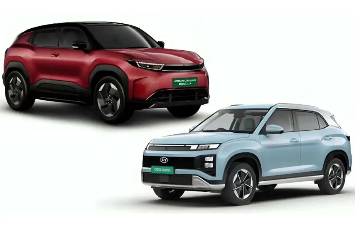 Urban Cruiser Ebella vs Creta Electric Comparison